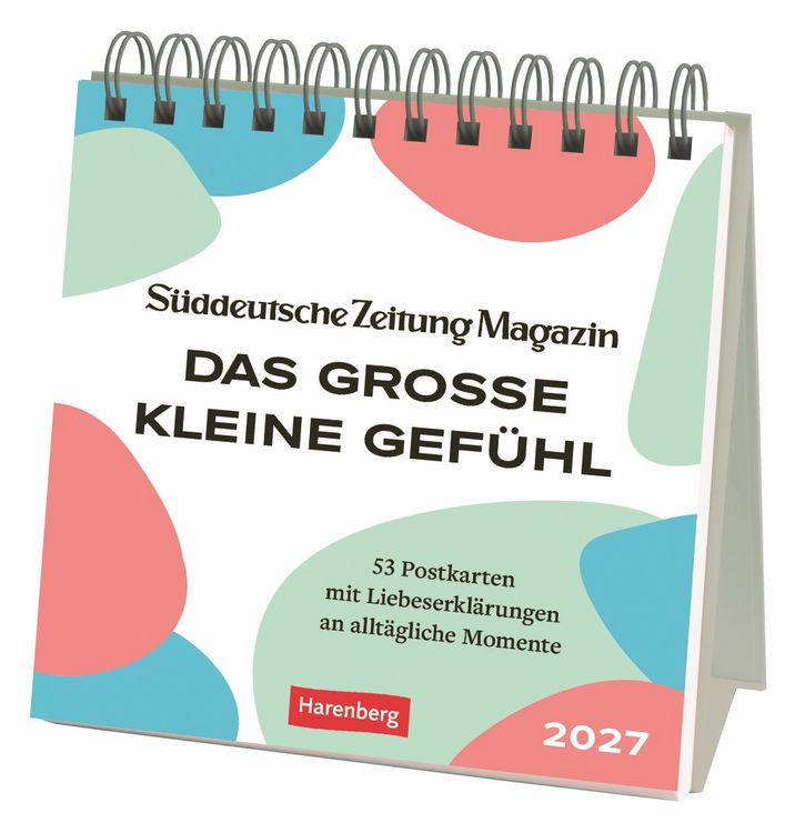 Produktbild: Das gro&szlig;e kleine Gef&uuml;hl Premium-Postkartenkalender 2027 - 53 Postkarten mit Liebeserkl&auml;rungen an allt&auml;gliche Momente