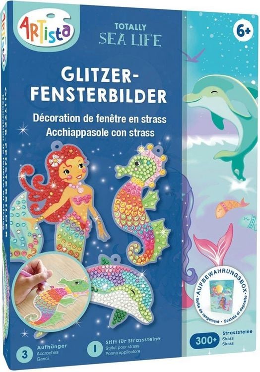 Produktbild: Glitzer-Fensterbilder Unterwasserwelt