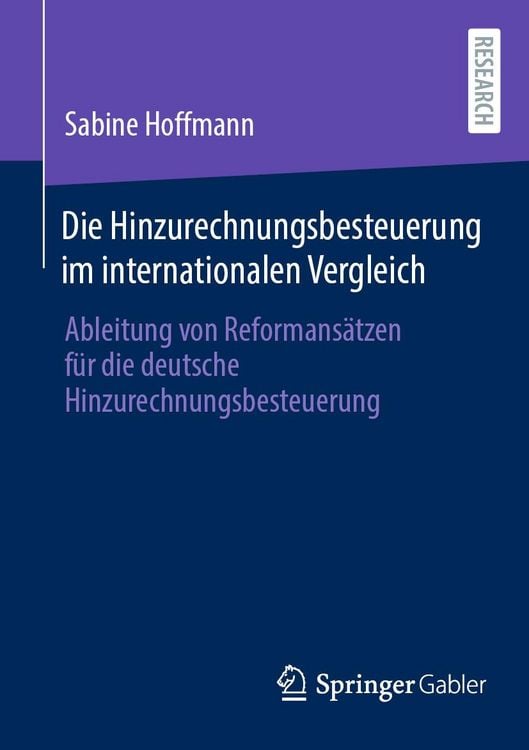 Produktbild: Die Hinzurechnungsbesteuerung im internationalen Vergleich