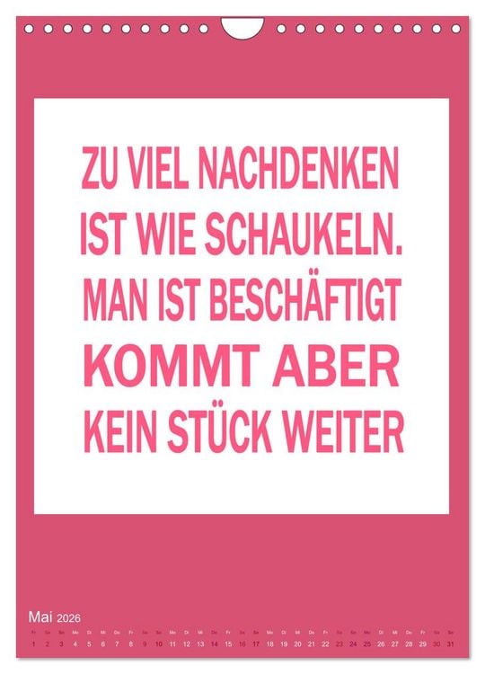 Produktbild: Memo an mich (Wandkalender 2026 DIN A4 hoch), CALVENDO Monatskalender