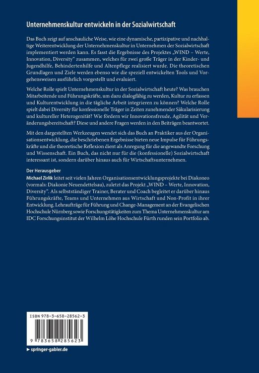 Produktbild: Unternehmenskultur entwickeln in der Sozialwirtschaft
