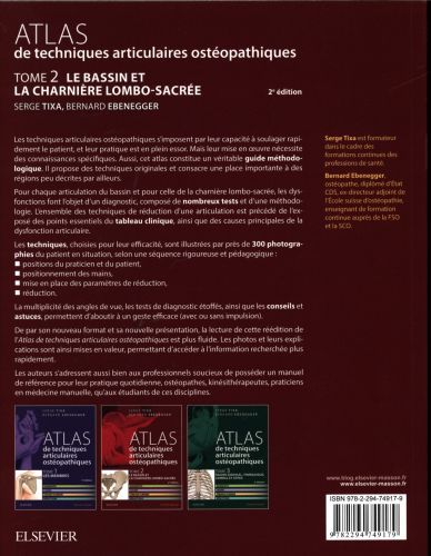 Produktbild: Atlas de techniques articulaires ost&eacute;opathiques