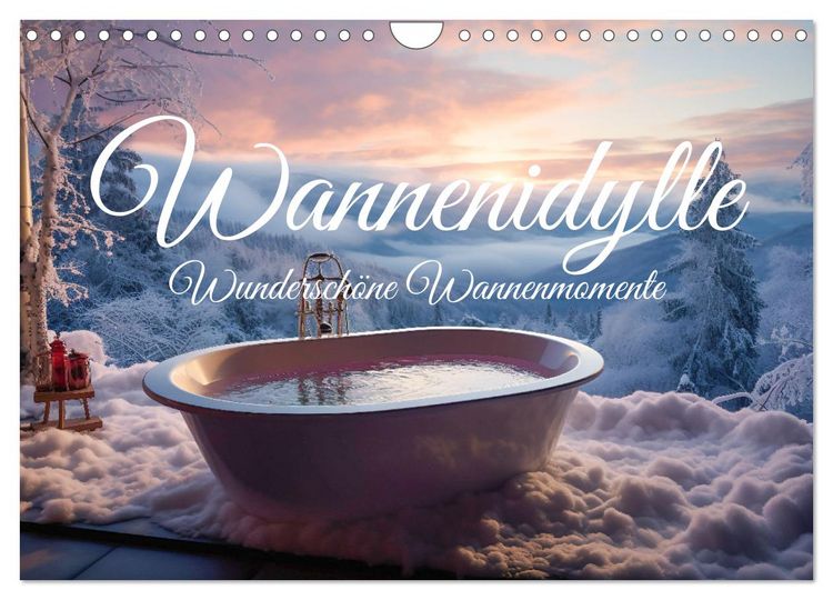 Produktbild: Wannenidylle (Wandkalender 2026 DIN A4 quer), CALVENDO Monatskalender