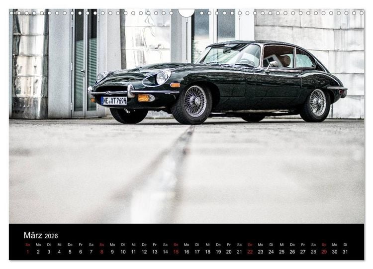 Produktbild: Jaguar E-Type 2026 (Wandkalender 2026 DIN A3 quer), CALVENDO Monatskalender
