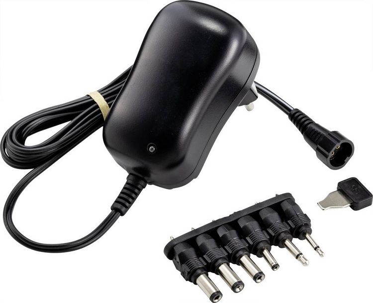 Produktbild: VOLTCRAFT VC-11320925 Steckernetzteil, einstellbar 3 V/DC, 4.5 V, 5 V/DC, 6 V/DC, 7.5 V/DC, 9 V/DC, 12 V/DC 1 A 12 W