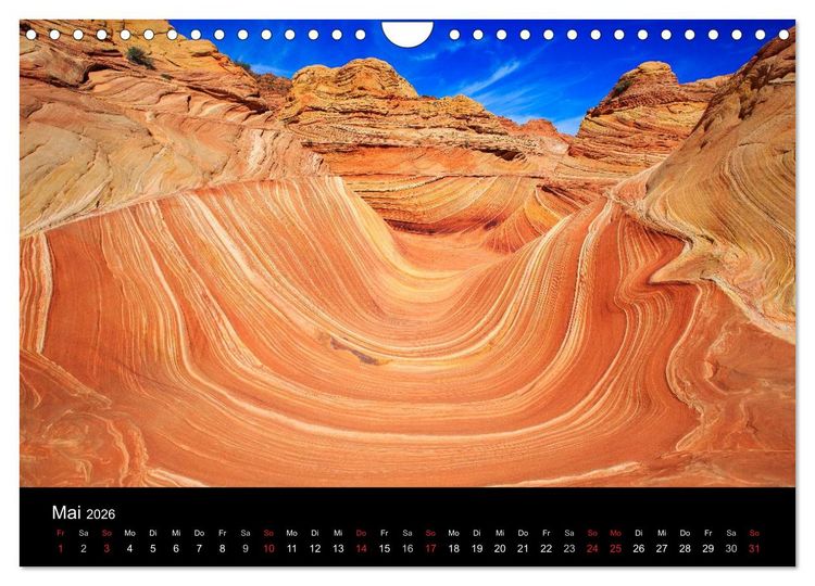 Produktbild: USA Southwest & Hawaii (Wandkalender 2026 DIN A4 quer), CALVENDO Monatskalender