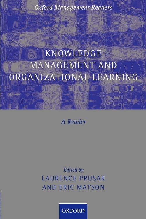 Produktbild: Knowledge Management and Organizational Learning