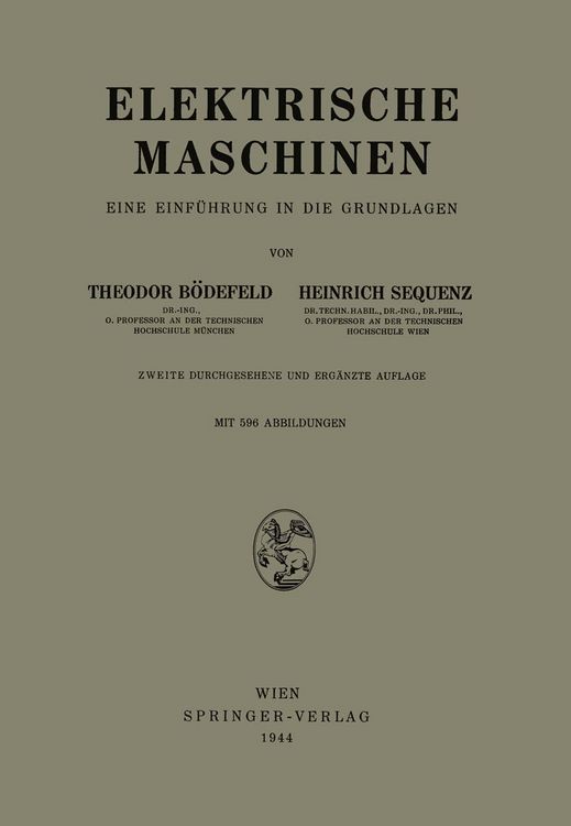 Produktbild: Elektrische Maschinen