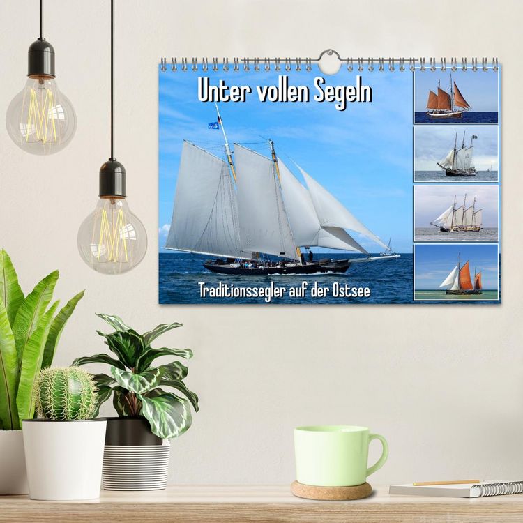 Produktbild: Unter vollen Segeln Traditionssegler auf der Ostsee (Wandkalender 2026 DIN A4 quer), CALVENDO Monatskalender