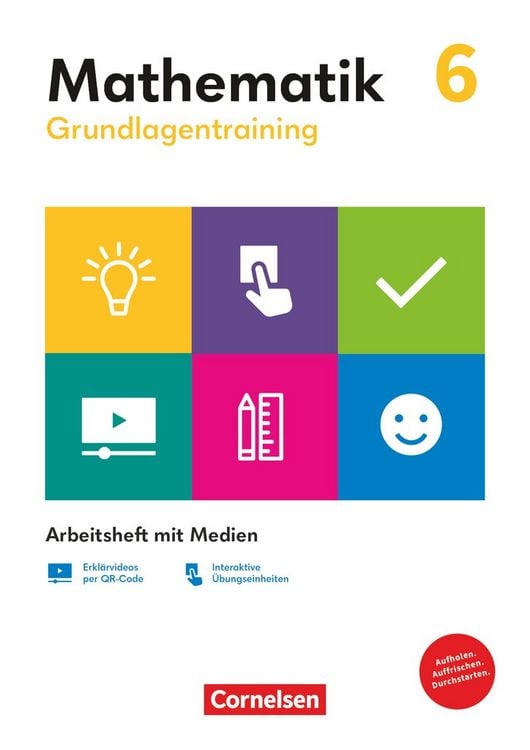 Produktbild: Grundlagentraining Mathematik - Mittlere Schulform - 6. Schuljahr