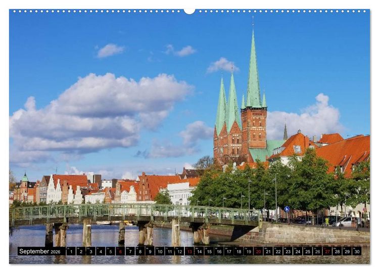 Produktbild: Unterwegs in Deutschland (hochwertiger Premium Wandkalender 2026 DIN A2 quer), Kunstdruck in Hochglanz