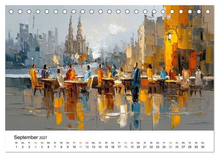 Produktbild: Europa Eleganz - Premium Edition (Tischkalender 2027 DIN A5 quer), CALVENDO Monatskalender