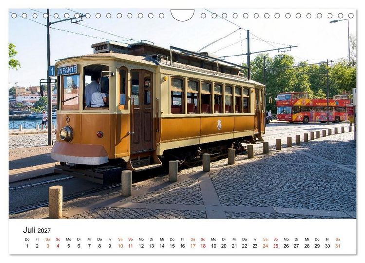 Produktbild: TRAM CLASSICS - Stra&szlig;enbahn Nostalgie (Wandkalender 2027 DIN A4 quer), CALVENDO Monatskalender