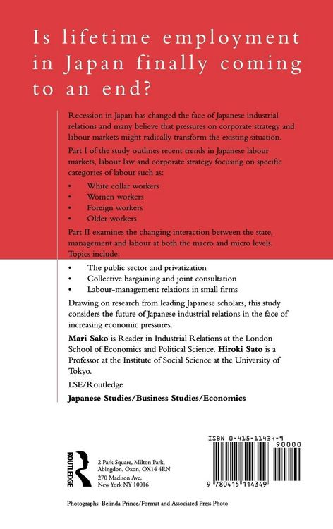 Produktbild: Japanese Labour and Management in Transition