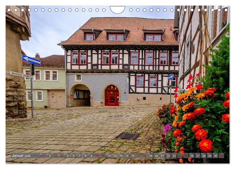 Produktbild: Ein Blick auf Treffurt (Wandkalender 2026 DIN A4 quer), CALVENDO Monatskalender