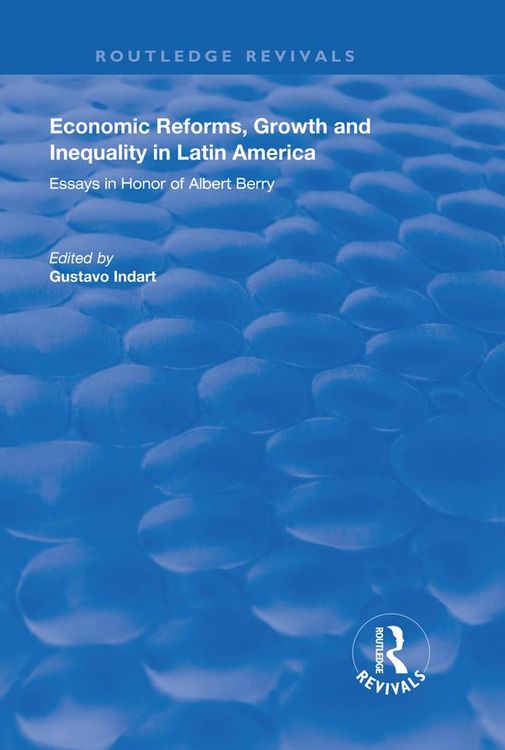 Produktbild: Economic Reforms, Growth and Inequality in Latin America