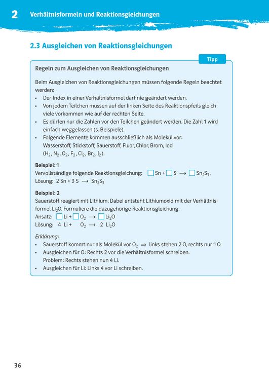 Produktbild: Klett 10-Minuten-Training Chemie - Rechnen in Chemie 7.-10. Klasse