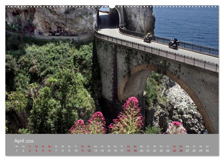 Produktbild: Traumlandschaft am Mittelmeer: Die Amalfik&uuml;ste (Wandkalender 2026 DIN A2 quer), CALVENDO Monatskalender