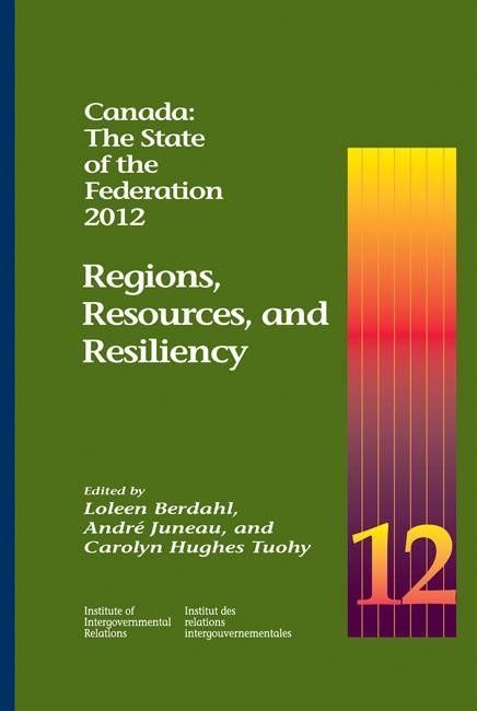 Produktbild: Canada: the State of the Federation, 2012