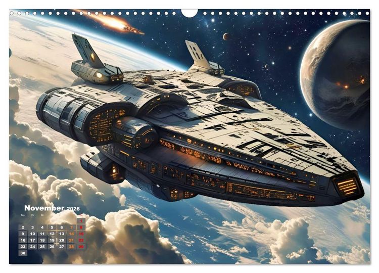 Produktbild: Fantasie und Science Fiction (Wandkalender 2026 DIN A3 quer), CALVENDO Monatskalender