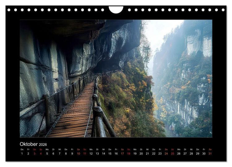 Produktbild: Abenteuerliche Wege (Wandkalender 2026 DIN A4 quer), CALVENDO Monatskalender