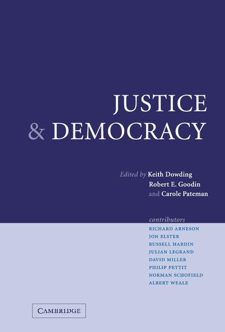 Produktbild: Justice and Democracy