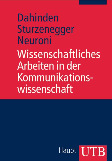 Produktbild: Wissenschaftliches Arbeiten in der Kommunikationswissenschaft