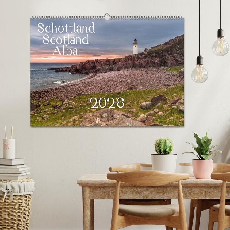 Produktbild: Schottland - Scotland - Alba (Wandkalender 2026 DIN A2 quer), CALVENDO Monatskalender