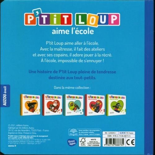 Produktbild: P'tit Loup aime l'&eacute;cole