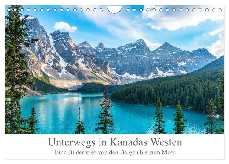 Produktbild: Unterwegs in Kanadas Westen (Wandkalender 2026 DIN A4 quer), CALVENDO Monatskalender