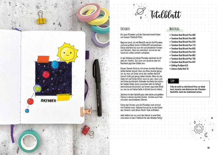 Produktbild: Generation BuJo &ndash; Das Anleitungsbuch f&uuml;r Sch&uuml;ler und Studenten