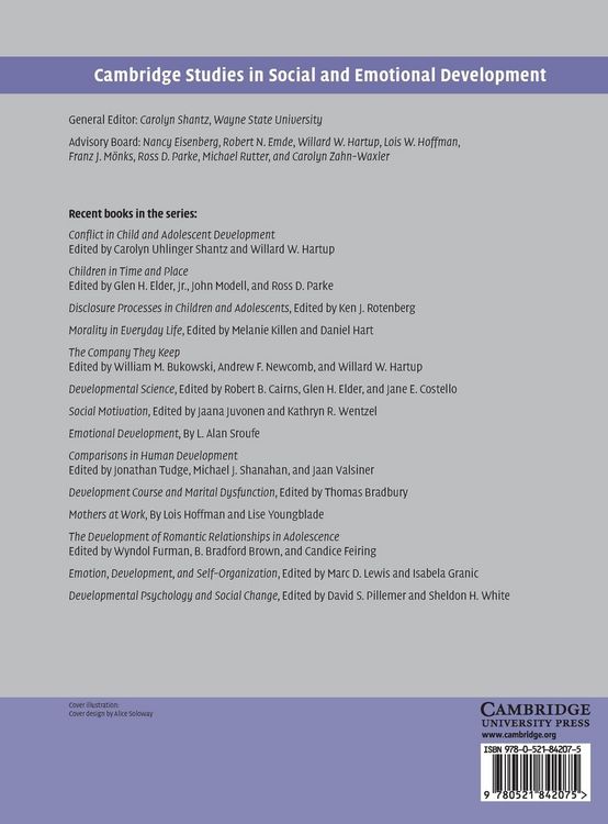 Produktbild: Peer Relationships in Cultural Context