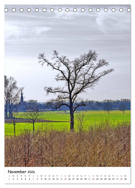 Produktbild: Kreis Coesfeld im M&uuml;nsterland (Tischkalender 2026 DIN A5 hoch), CALVENDO Monatskalender