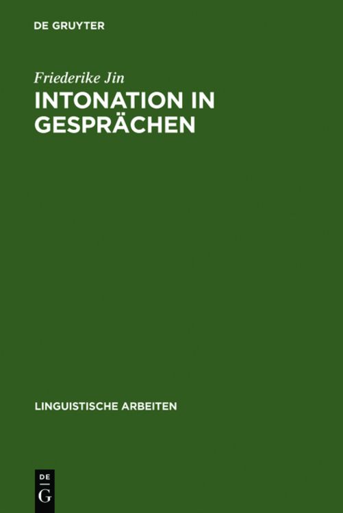 Produktbild: Intonation in Gespr&auml;chen