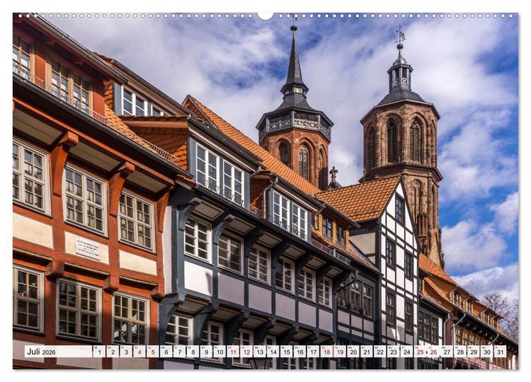 Produktbild: Niedersachsen - G&ouml;ttingen (hochwertiger Premium Wandkalender 2026 DIN A2 quer), Kunstdruck in Hochglanz