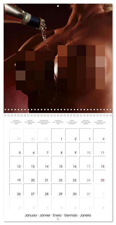 Produktbild: Eau Nue (Calendrier mural carr&eacute; 2026 30x30 cm) Calendrier double avec une page pour vos prises de notes