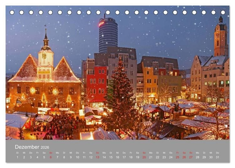 Produktbild: Jena in Th&uuml;ringen (Tischkalender 2026 DIN A5 quer), CALVENDO Monatskalender