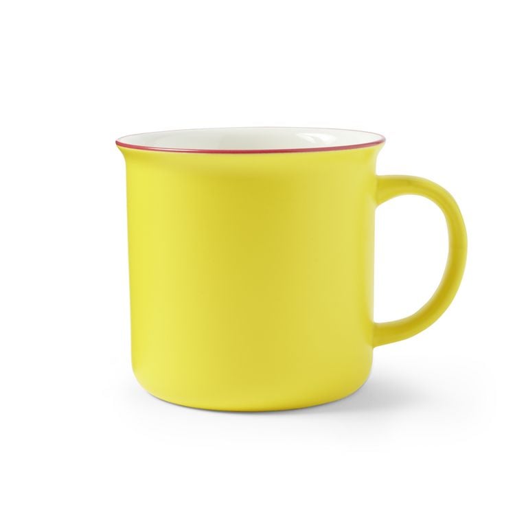 Produktbild: Kaffeetasse Emaillelook "Gelb"