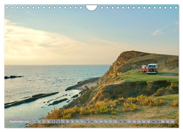 Produktbild: Vanlife, Camping - Freiheit - Weiterreisen (Wandkalender 2026 DIN A4 quer), CALVENDO Monatskalender