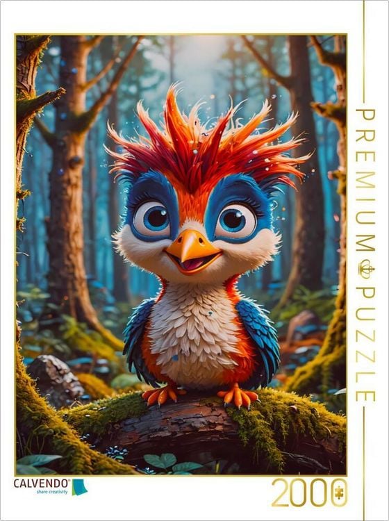 Produktbild: CALVENDO Puzzle Der Helmspecht aus Nordamerika | 2000 Teile Lege-Gr&ouml;&szlig;e 90x67cm Foto-Puzzle f&uuml;r gl&uuml;ckliche Stunden