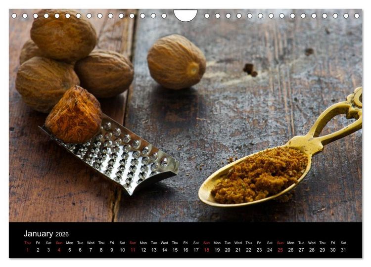 Produktbild: SPICES (Wall Calendar 2026 DIN A4 landscape), CALVENDO 12 Month Wall Calendar