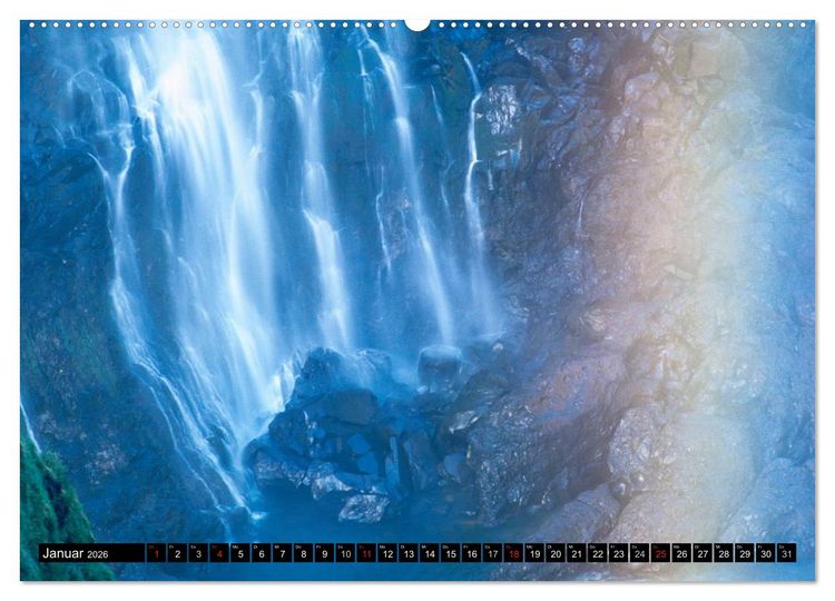 Produktbild: Victoria Wasserf&auml;lle (hochwertiger Premium Wandkalender 2026 DIN A2 quer), Kunstdruck in Hochglanz