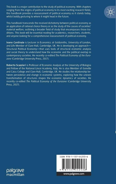 Produktbild: The Palgrave Handbook of Political Economy