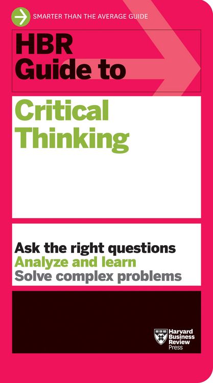 Produktbild: HBR Guide to Critical Thinking
