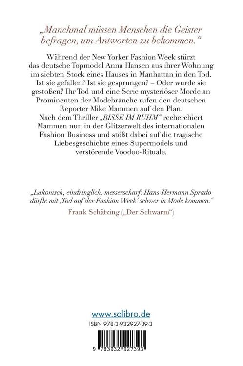 Produktbild: Tod auf der Fashion Week