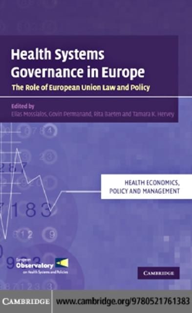Produktbild: Health Systems Governance in Europe
