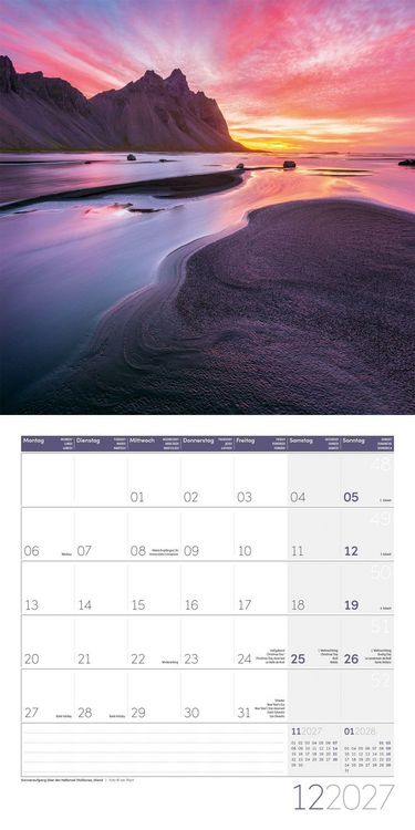 Produktbild: Magie des Lichts Kalender 2027 - 30x30 - Art12