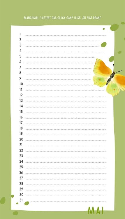 Produktbild: Immerw. Geb.kalender: Vergiss mein nicht! (Immer her mit...)