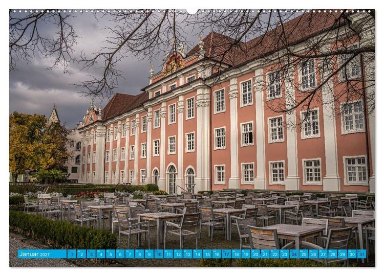 Produktbild: Meersburg - pittoreske Kleinstadt am Bodensee (Wandkalender 2027 DIN A2 quer), CALVENDO Monatskalender