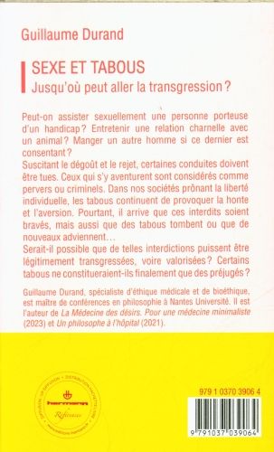 Produktbild: Sexe et tabous : jusqu'o&ugrave; peut aller la transgression ?